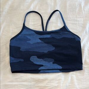 Aerie Navy Heathered Sports Bra/Tank Top